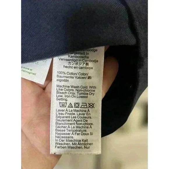 J.Crew Perfect‎ Fit Knit Goods Short Sleeve Cotton Tee T-Shirt, Size 3X - Picture 4 of 4